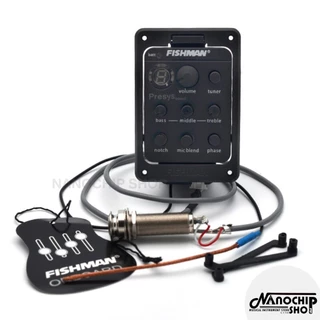(พร้อมส่ง) ปิ๊กอัพ Fishman Presys+ Onboard Preamp with digital tuner มีจูนเนอร์ในตัว มี2ระบบ เปียโซ่+ระบบไมค์