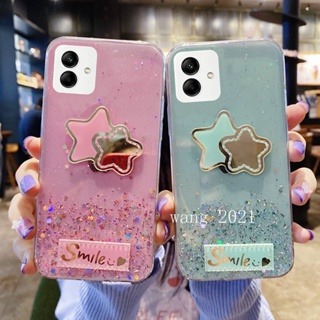 Ready Stock 2022 New Phone Case Samsung Galaxy A04 เคส Casing Little Stars Colorful Transparent Starry Sky Soft Case Back Cover เคสโทรศัพท