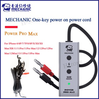 Mechanic power Pro max สายเคเบิลบูท ปุ่มเดียว พร้อมปุ่ม สําหรับซ่อมแซมโทรศัพท์มือถือ IPhone 6G-13 Pro max