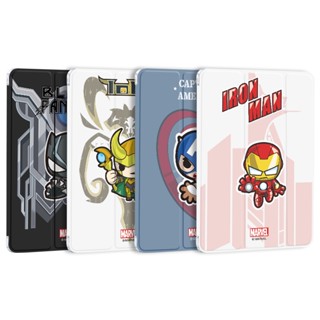 Marvel เคสไอแพด air 1 2 3 4 5 mini 4 5 6 เคส gen 7 8 9 10 cover pro 10.9 10.2 11 inch The Avengers case with pen slot