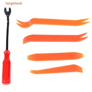 [largelook]  Set 5 Door Panel Car Trim Removal Tool Kit Clip Plastic Fastener Remover