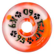 ล้อสเก็ตบอร์ด Dogtown K-9 Skateboard Wheels 60mm x 95a - Orange/White Swirl