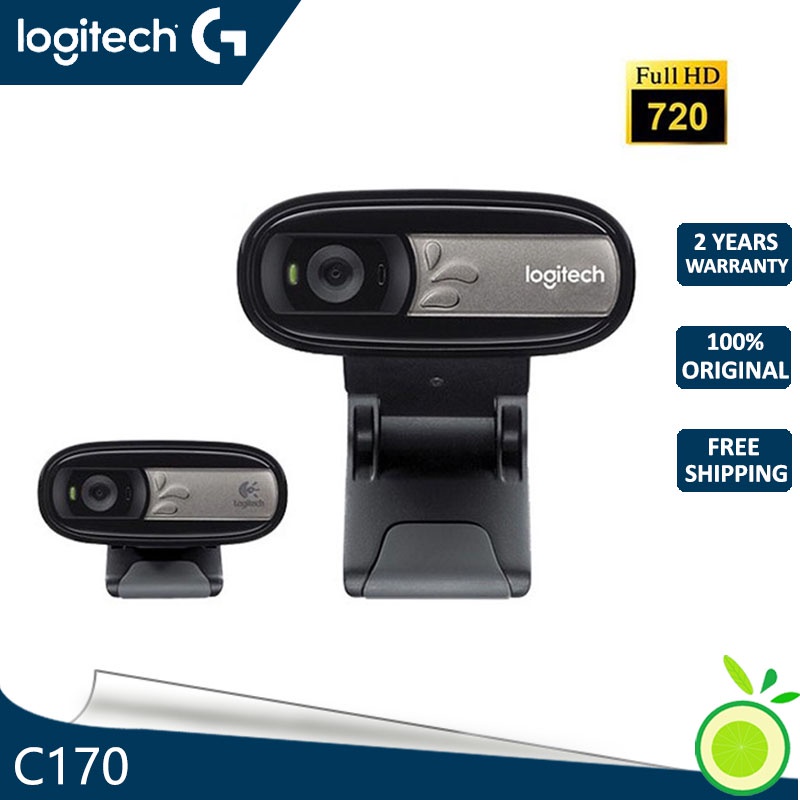 Logitech C170 HD Webcam กล้องเว็บแคม ของแท้ ประกันศูนย์ 2ปี
