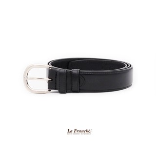 La Franche - Lady set เข็มขัดหนังวัวแท้ พร้อมหัวเข็มขัดนิกเกิ้ล #2L0002