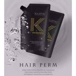 ชุดยืดผม KALISPRO  (A,C) 1000ml.X2Hair Rebonding Treatment Aสูตรเคราติน คอลลาเจนจากอิตาลี