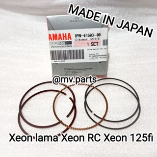 แหวนลูกสูบ ของแท้ สําหรับ Yamaha Xeon Old Xeon RC 125 Mio M3 Mio S Z Mio 125xride 125 Soul GT 1251pn Made in JAPAN