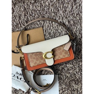 COACH Tabby Shoulder Bag 26 in Signature Canvas with Beadchain