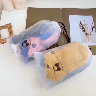 🧦ถุงเท้าBaby life [ยกแพ็ค]🧦ถุงเท้าลายหมีข้อสั้น แพ็ค 10 คู่ 10 สี ลายการ์ตูนน่ารักใส่ได้ทั้งชายหญิง น่ารัก