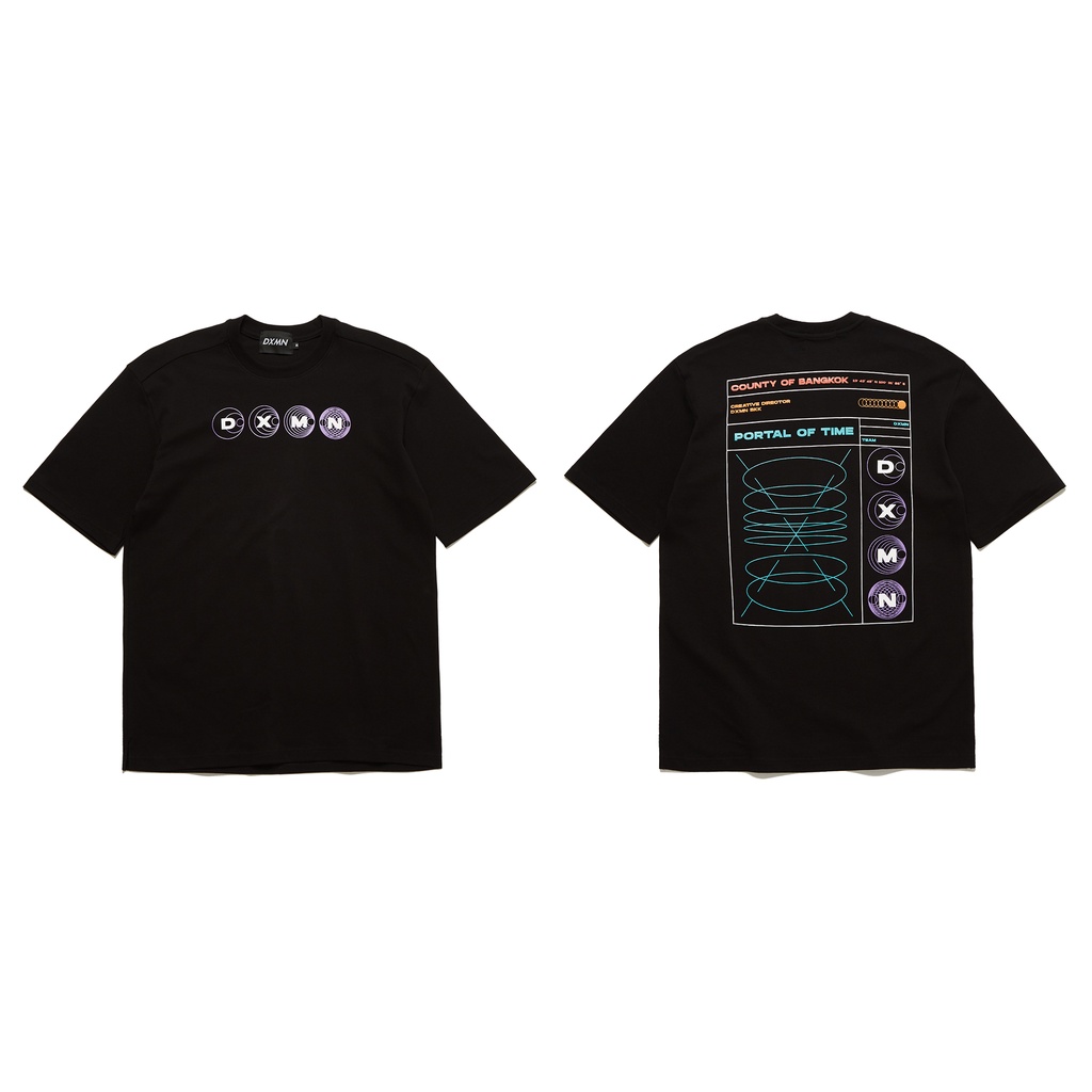 dxmn-clothing-portal-of-time-oversize-tee-black-dxmnbkk-thaipick