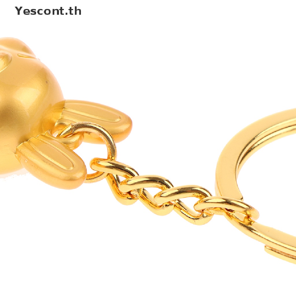 Yescont พวงกุญแจ จี้รูปกระต่ายนําโชค ของขวัญปีใหม่ 2023 1 ชิ้น #3