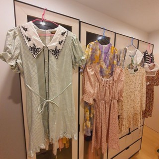 ชุดเดรส ไซต์ L-Xl มีป้าย แบรนด์ cookie , triple f ,yada