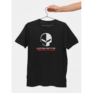 [COD]เสื้อยืด พิมพ์ลายโลโก้รถแข่ง Corvette ของขวัญวันเกิด สําหรับผู้ชายS-5XL