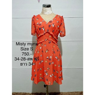 เดรสสั้น สีส้ม MISTY MYNX SIZE S