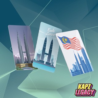 Kapzlegacy สติกเกอร์การ์ด ลาย Kuala Lumpur Merdeka ATM Bank Debit Credit TnG NFC KL สําหรับติดตกแต่ง