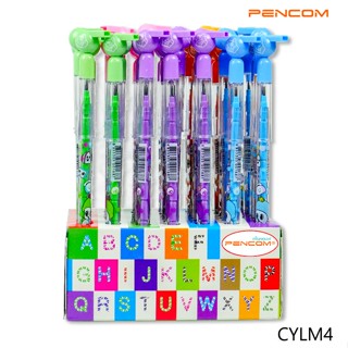 ดินสอต่อไส้ ดินสอ หัวนกหวีด Pencom รุ่น CYLM4  42ด้าม/กล่อง [S24]