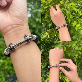 สร้อยข้อมือท้าวเวสสุวรรณ แบบหญิง[ผ่านพิธีแล้ว][ตะกรุดกันน้ำ] เสริมการเงิน การงาน ค้าขาย