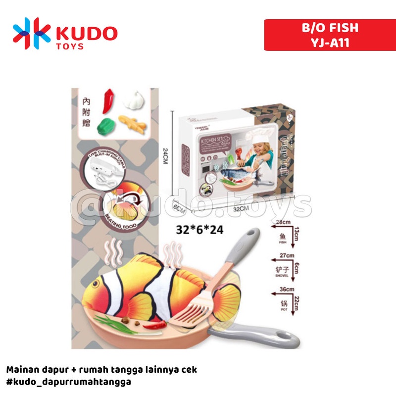 CHILDRENS TOY B/O FISH (48) YJ-A11