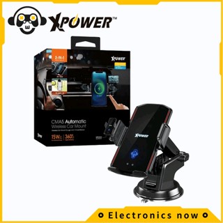 XPower CMA5 2in1 15W Wireless Car Mount Holder ที่ชาร์จในรถยนต์แบบไร้สาย  Wireless Car charger