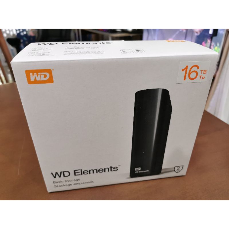 External harddisk WD Elements 16TB