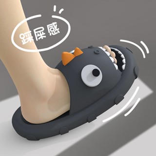 Selipar adidasslipper elmoStep on shit รองเท้าแตะ ลายไดโนเสาร์ แฟชั่นฤดูร้อน สําหรับผู้หญิง