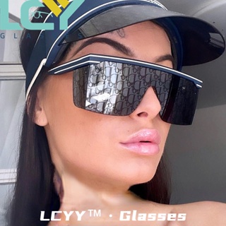 Lcyy ใหม่ แว่นตากันแดดแฟชั่น กรอบแว่นขนาดใหญ่ สไตล์ยุโรปและอเมริกา 8670