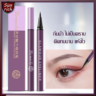 อายไลเนอร์สีดํา กันน้ำ ติดทนนาน หัวปากกากันน้ำกันเหงื่อ  แบบกันน้ำ สำหรับแต่งหน้า（528）