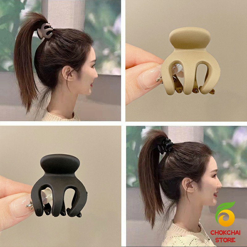 Chok กิ๊ฟติดผมยกหางม้า ยกผมสูง เสริมวอลลุ่มสไตล์เกาหลี 5 cm 3.5 cm เสริมหัวทุย น่ารักมาก Hair Clips - รูปที่ 2
