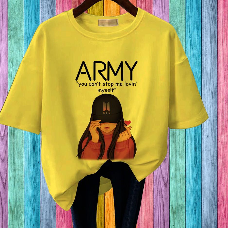 พร้อมส่ง CALVIERO SHOP - BTS KAOS DYNAMITE KAOS BT21 BAJU KAOS ADULT WOMEN PRINT BTS ARMY CASUAL