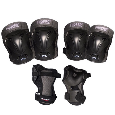 อุปกรณ์เซฟตี้เข่าและศอก PROPRO Skateboarding Protective Pad Set (set of 6) S