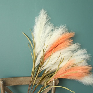 【AG】Artificial Flower Vivid Landscaping Faux Silk Flower Wedding Party Fake Phragmites Wall Art Decor