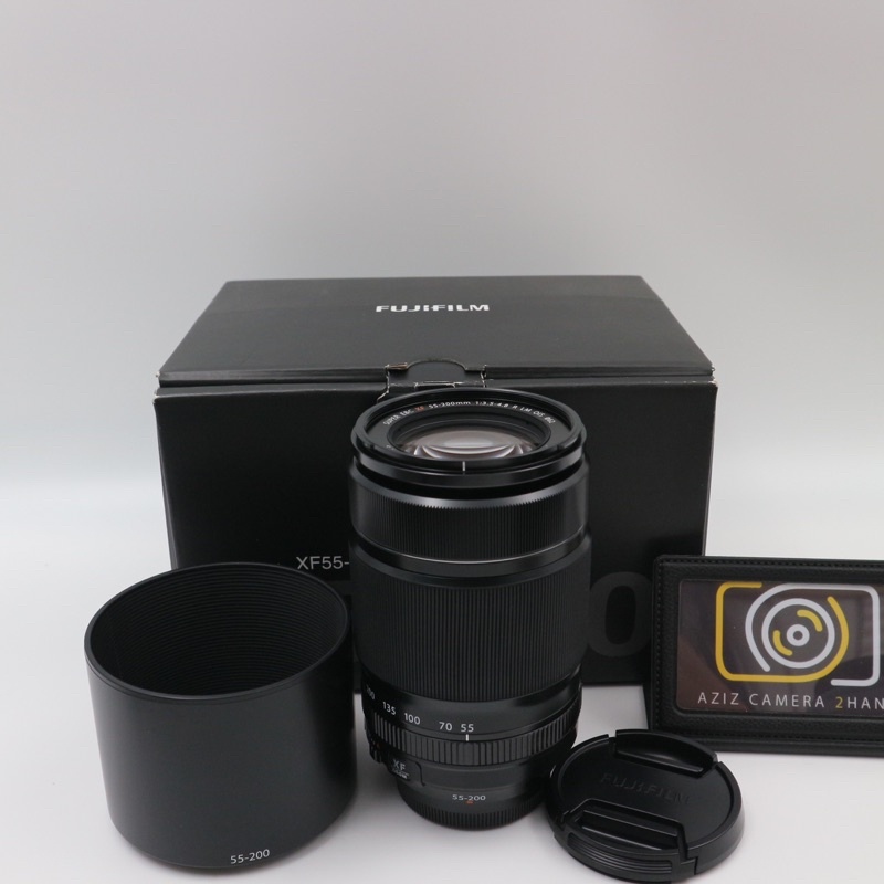 เลนส์ Fuji 55-200 f3.5-4-8 สภาพใหม่ การทำงานเต็ม​ระบบ​  ฝ้า รา ไม่มี เลนส์ซูมไกล