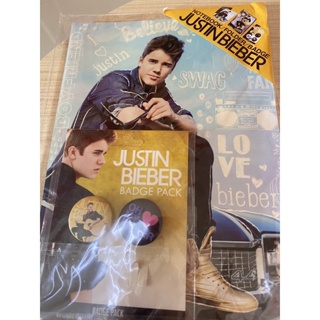 (พร้อมส่ง) ส่งต่อ ของสะสม จัสติน บีเบอร์ Justin Bieber Believe สมุดโน๊ตใหญ่ และเข็มกลัด ของแท้💯 ซื้อจาก B2S