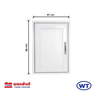 WT บานซิงค์เดี่ยว สีขาว รุ่น CB ขนาด 47X66X10 ซม. บานซิงค์ บานเดี่ยว (1 คำสั่งซื้อไม่เกิน 2 ชิ้น)