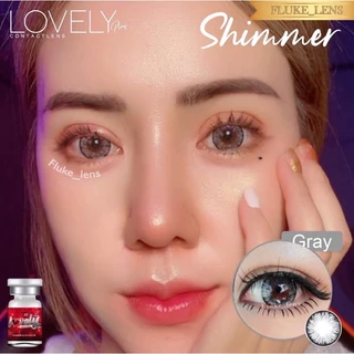 คอนแทคเลนส์(ตาโต) 🌟ลายเกล็ดน้ำแข็ง Shimmer ❄️ lovelyplus ของแท้✅ ผลิตที่เกาหลี 🇰🇷 ตาประกายฉ่ำสวย กรองแสง ดำ