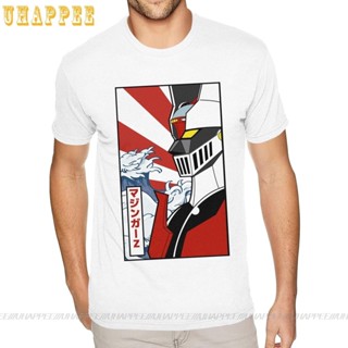 เสื้อยืดแขนสั้น พิมพ์ลายการ์ตูนอนิเมะ Mazinger Z สําหรับผู้ชาย