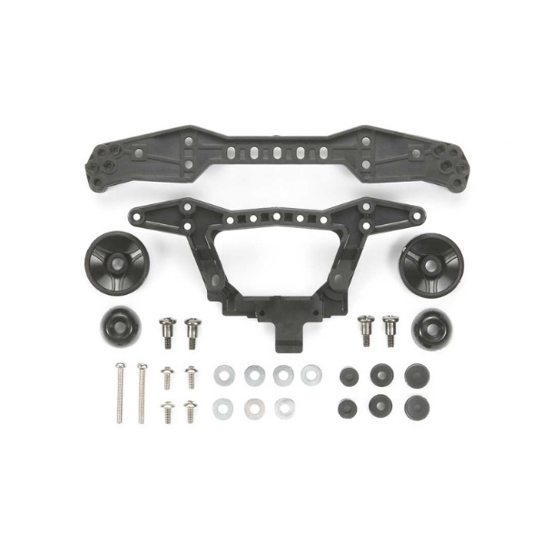 Tamiya 15412 : Carbon Reinforced Rear Double Roller Stay (3 Attachment Points)