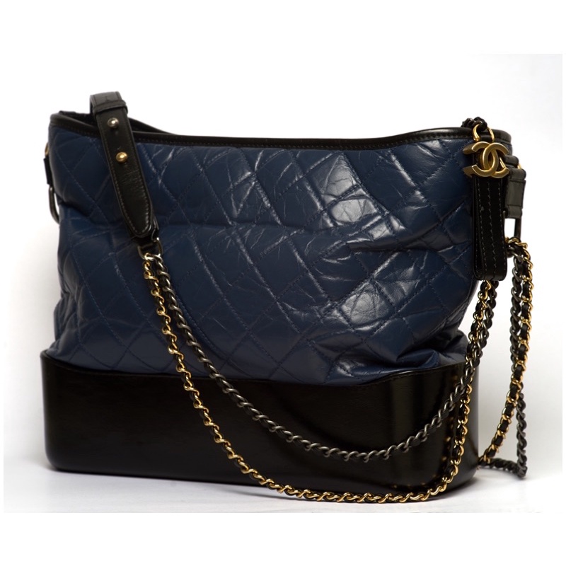 กระเป๋า Chanel Gabrielle Hobo Medium size in Navy/Black สีน้ำเงิน ก้นดำ พร้อมส่ง!!!