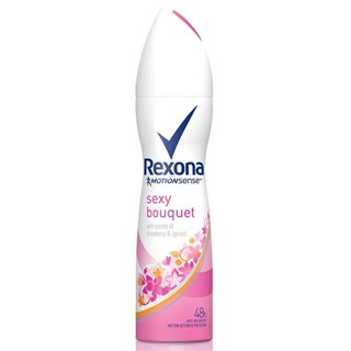 SuperSale63 เรโซน่า Rexona Spray เรโซน่าสเปรย์ ขวดใหญ่ 135ML ระงับกลิ่นกายหายห่วง เซ็กซี่บูเก้ 135ML