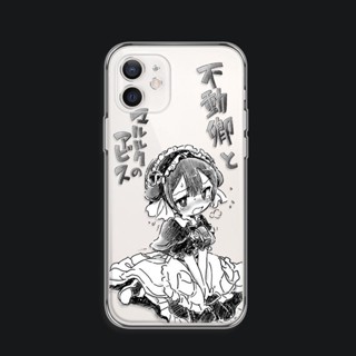 Comic Girl เคสไอโฟน iPhone 8plus 13 Xr Xs X max 14 pro max phone case 7 8 เคส 8พลัส 7plus TPU cover นิ่ม 11 12 pro max