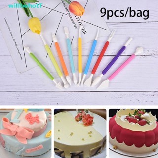 [WillbehotT] 9pcs/set Cake Decorag Supplies Sculpture Carve Pen Bake Baking Craft Tools [NEW]