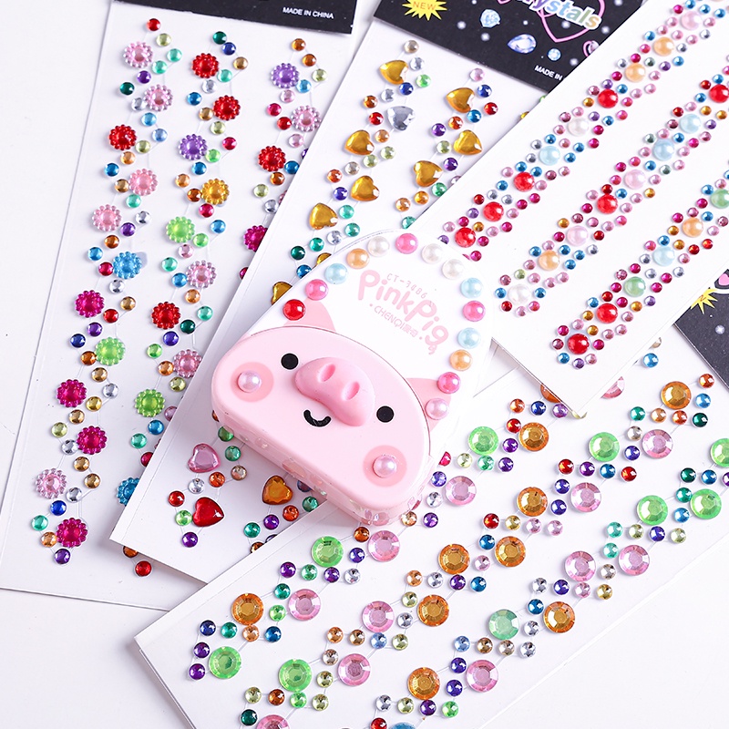 สติกเกอร์อะคริลิค รูปเพชรคริสตัล แบบสร้างสรรค์ สําหรับตกแต่ง - รูปที่ 4