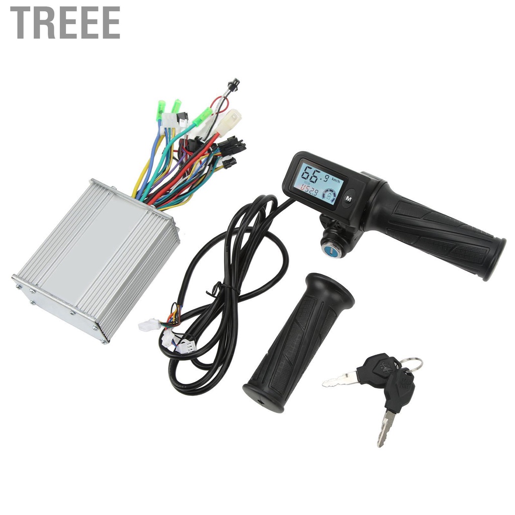Treee Electric Bicycle Controller Kit 450W Brushless LCD Display Meter