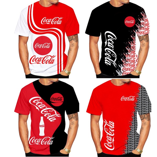 เสื้อยืด ลาย Coca Cola 3 มิติ สวมใส่สบาย – โปรปัง