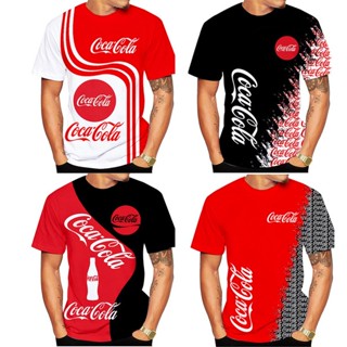 เสื้อยืด ลาย Coca Cola 3 มิติ สวมใส่สบาย