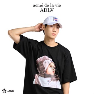 ADLV ( acmé de la vie) BABY FACE BEAR MUFFLER BOY SHORT SLEEVE T-SHIRT (ADL22TS0038U)