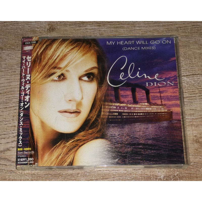Celine Dion ซีดี CD Single My Heart Will Go On (Dance Mixes) Japan Edition