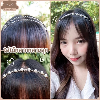 [พร้อมส่ง] ที่คาดผม ประดับมุกประดับเพชร มี 37 แบบ ผีเสื้อ กุหลาบ สวยน่ารักสไตล์เกาหลี วัสดุโลหะดัดได้ : MiniMilwʕ•ᴥ•ʔ