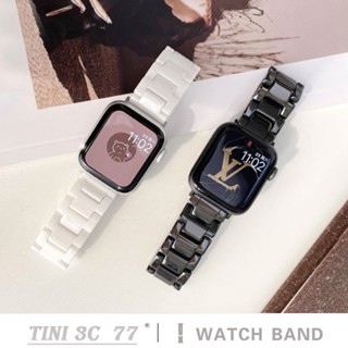 สายนาฬิกาข้อมือเซรามิค พรีเมี่ยม สําหรับ Appl e Watch Series 7 Strap S8 41 45 มม. 6 5 4 3 SE S8 Ultra 38 มม. 40 มม. 42 มม. 44 มม. 49 มม.