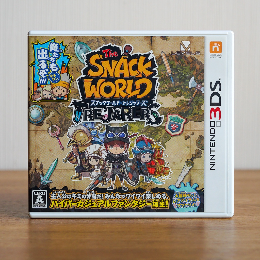 ตลับแท้ Nintendo 3DS : The Snack World: Trejarers โซนญี่ปุ่น (JP) พร้อมคู่มือ