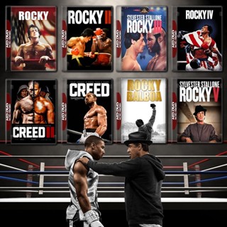 Rocky ร็อคกี้ ราชากำปั้น ทุบสังเวียน ภาค 1-6 + Creed บ่มแชมป์เลือดนักชก ภาค1-2 DVD Master พากย์ไทย